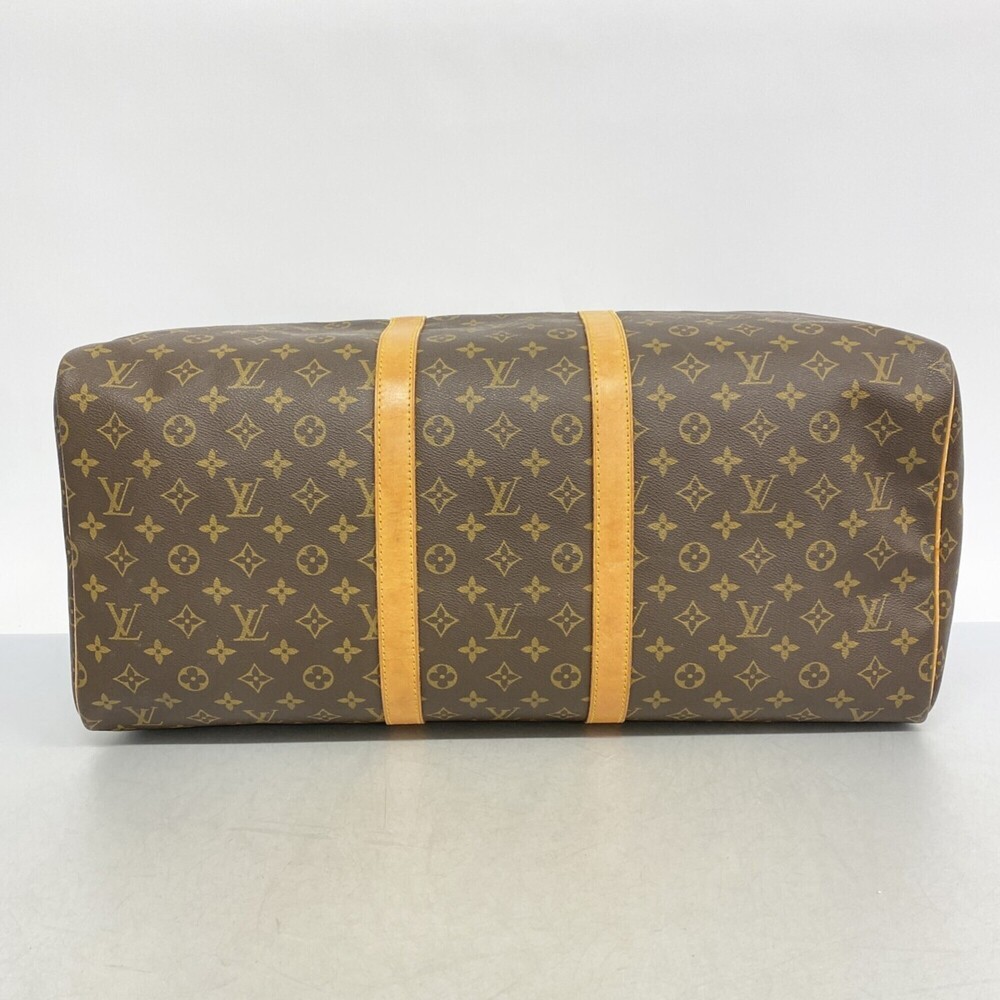 LOUIS VUITTON Brown Monogram Keepall 55 Boston Bag - Picture 3 of 12